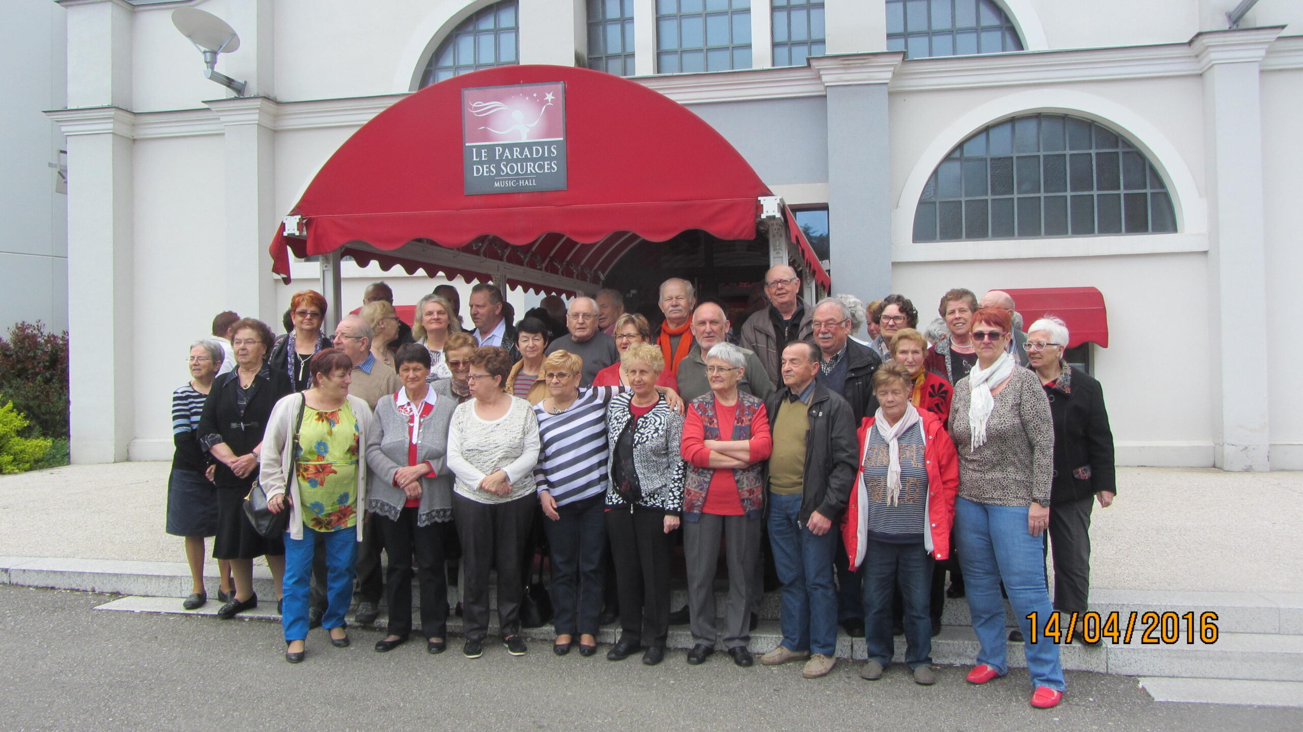 Voyage du Club au Paradis des sources SOULZMATT le 14 Avril 2016